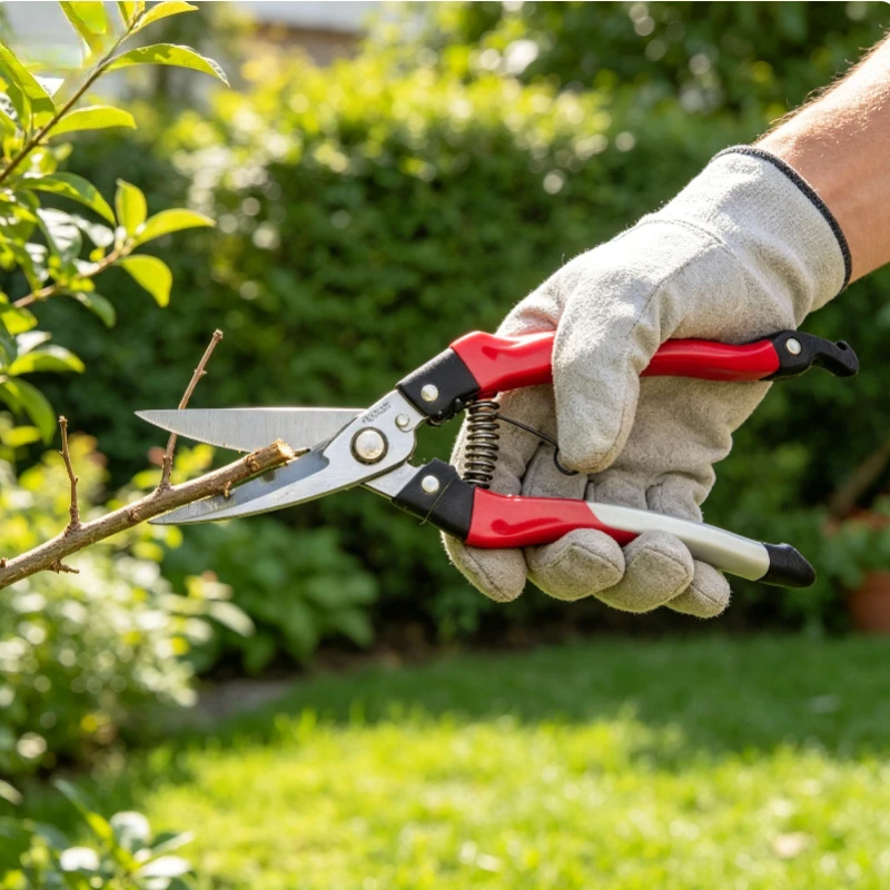 Straight Head High-carbon Steel Pruning Shears Household Garden Scissors for Fruit Tree Bonsai Branch Trimming