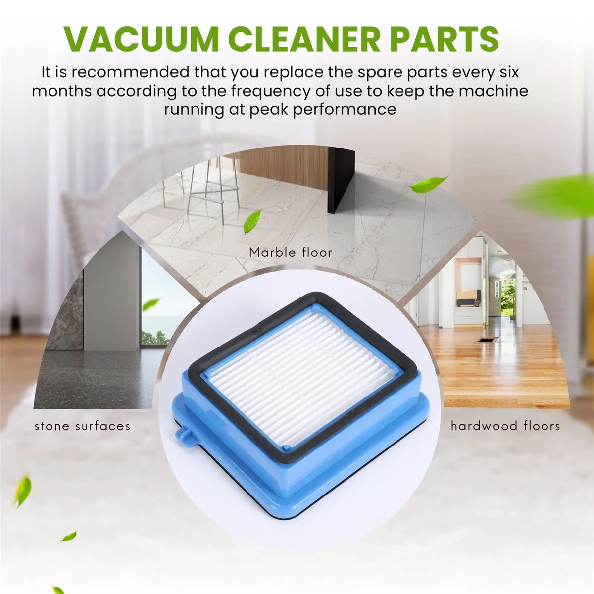 Accessoires de rechange Pièces Filtre HEPA pour Q6-8 transporteur WQ61 WQ71 WQ81 Accessoires pour aspirateur