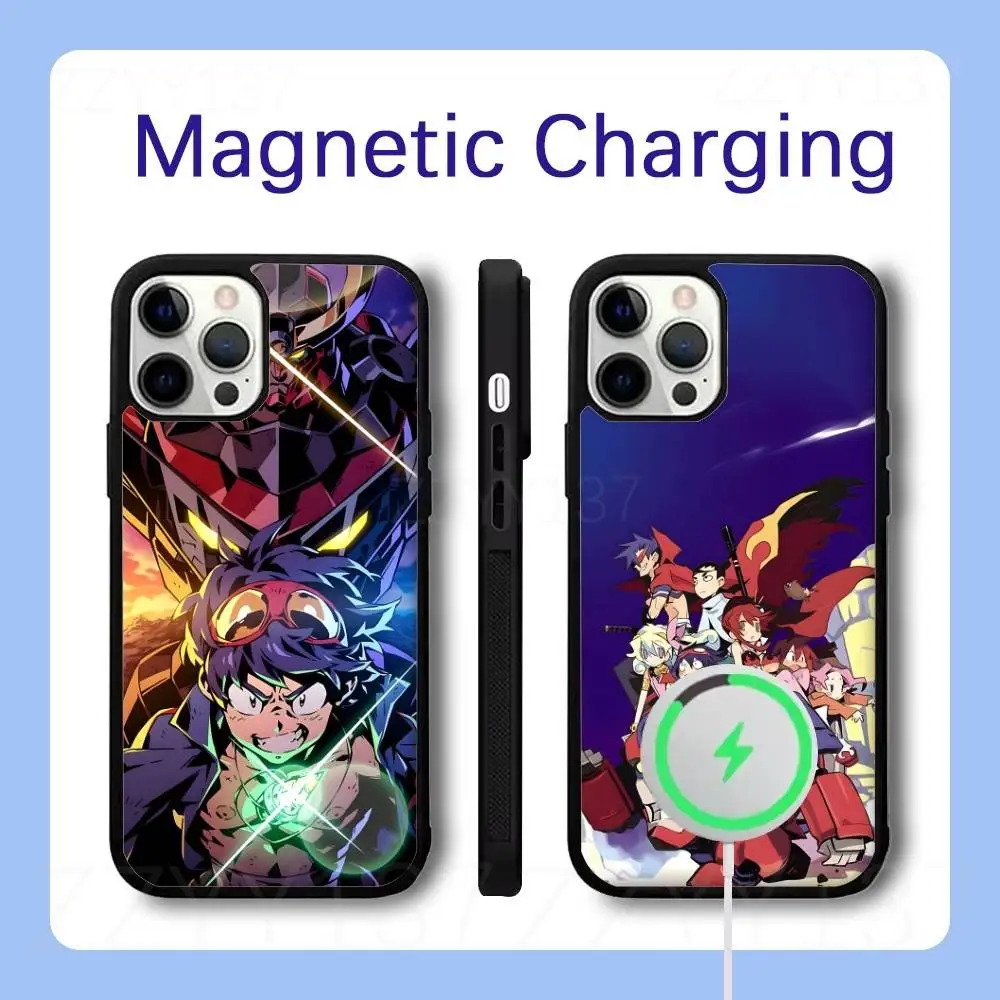 

Anime G-Gurren Lagann Phone Case For iPhone 17,16,15,14,13,12,11,Pro,Max,Plus,Air,Mini,SE Magsafe Magnetic Wireless Charging