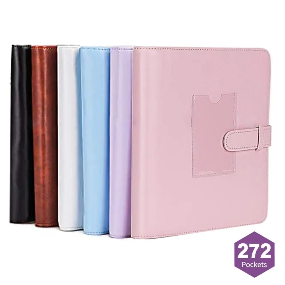 Instant Camera 272 Pockets Photo Album Movie Ticket PU Leather Memorial Booklet for Polaroid/Fujifilm Instax Mini 12/11/EVO