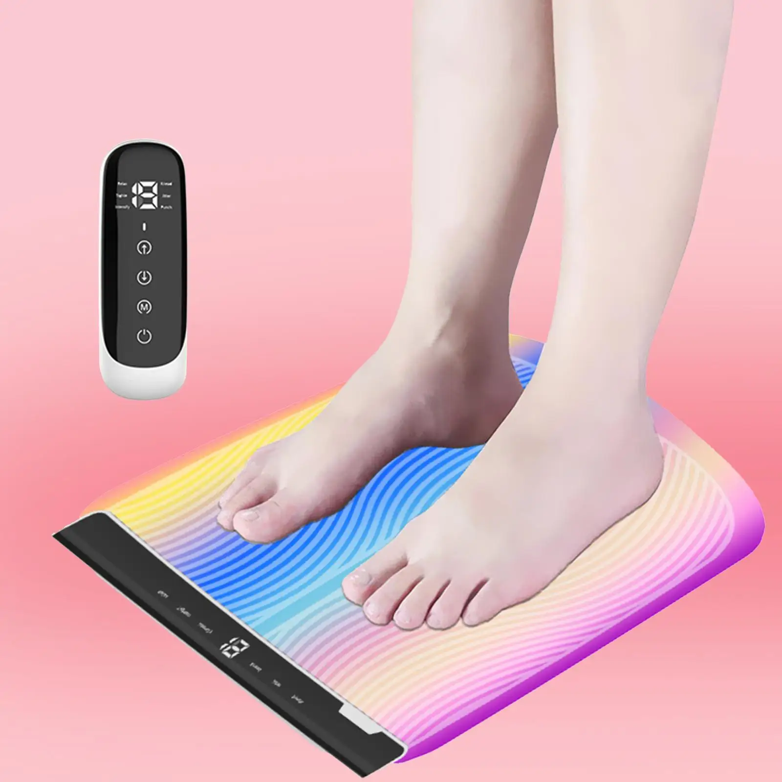 

Foot Massager Mat Electric 6Modes Rechargeable Replaces Durable Accessories