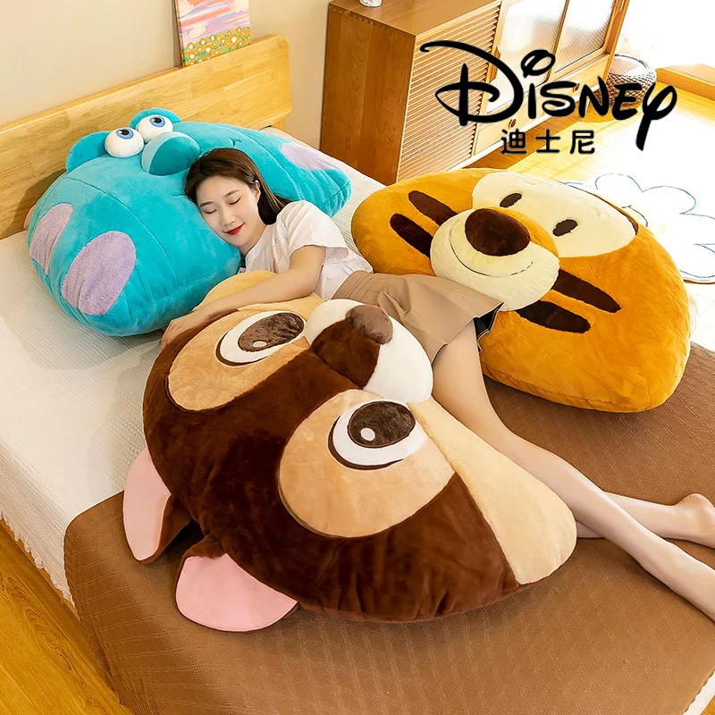 Disney Cartoon Stitch Tigger Totoro Dumbo Sullivan Pluche Speelgoed Kussenkussen Kawaii Dierenkamer Decoratie Kinderen Verjaardagscadeaus