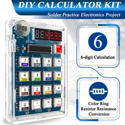 DIY calculator Making electronic kit LED display screen MCU welding training experiment practice DIY welding project