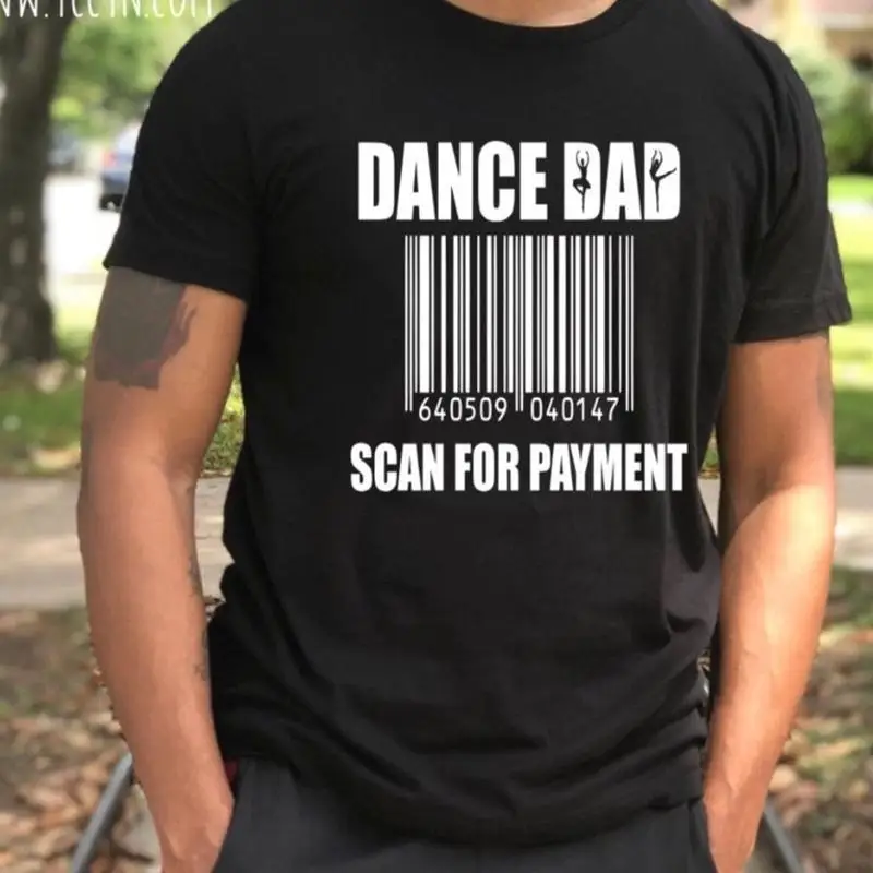 Dance Dad Scan For Payment Barcode T-Shirt