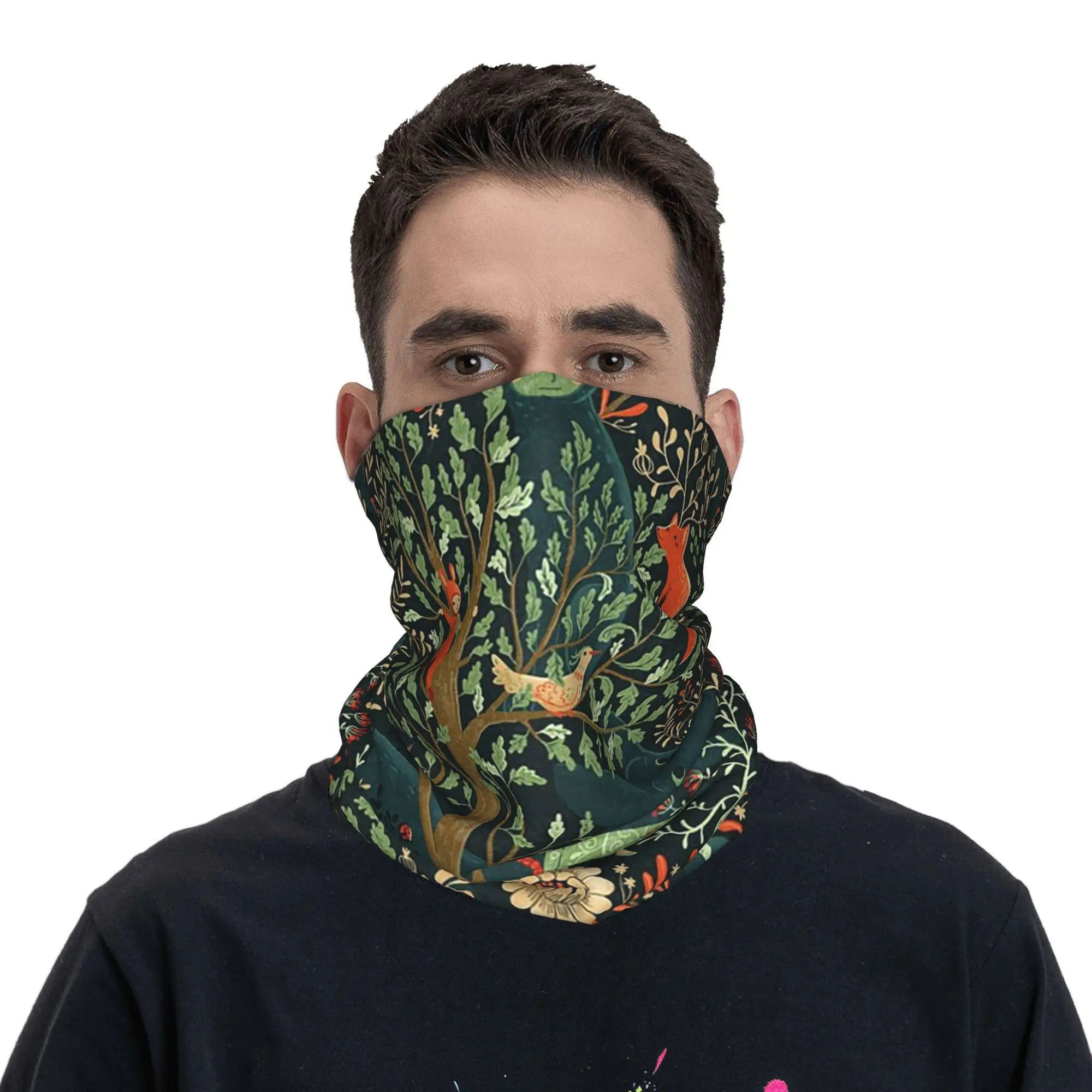 Whimsical Wonderland Bandana Neck Gaiter Printed Mask Scarf Warm Headwear Riding For Men Women Adult Breathable