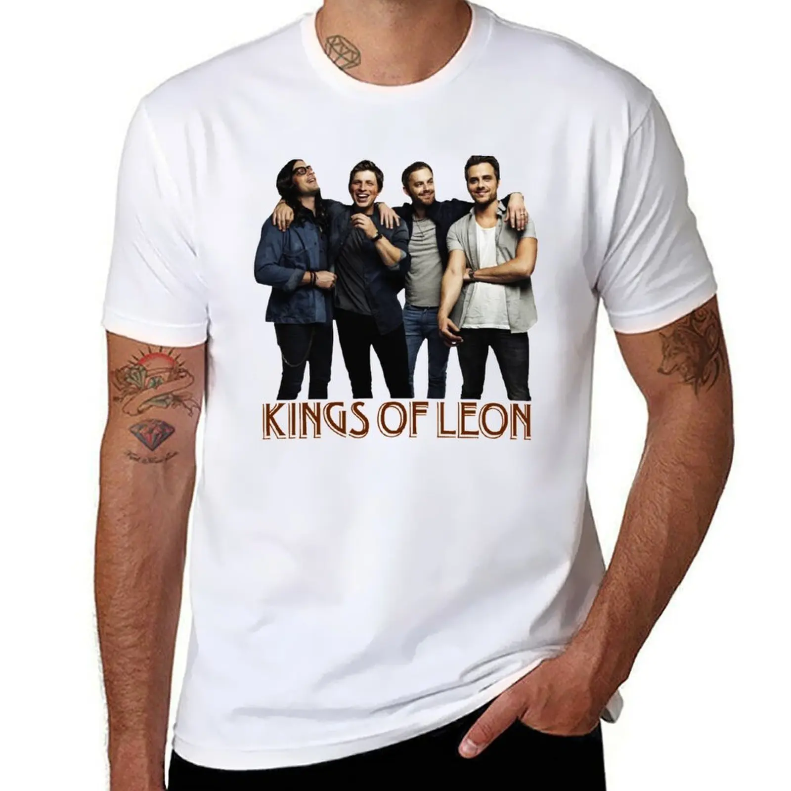 

Kings Of Leon T-Shirt men t shirt cotton 100% t shirt man cotton anime t shirts oversize T-Shirt