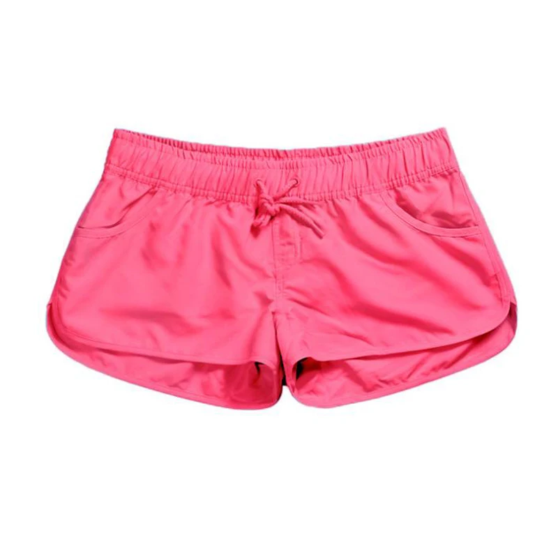 Pantalones cortos informales de verano para mujer, Shorts deportivos transpirables de cintura elástica, holgados, para Yoga y playa