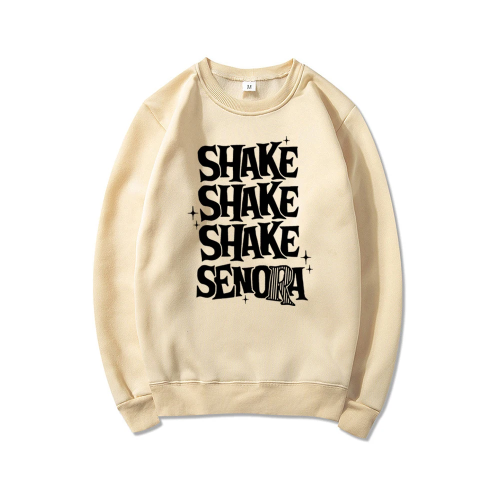 Shake Shake Shake Senora Halloween Sweatshirt Halloween Movie Hoodie Funny Long Sleeve Women Sweatshirts Casual Graphic Hoodies