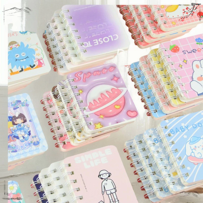 10 Pcs A7 Coil Highvalue Notebook Pocket Portable Lovely Coil This Student Notes Key Knowledge Notebook 8*10.5cm