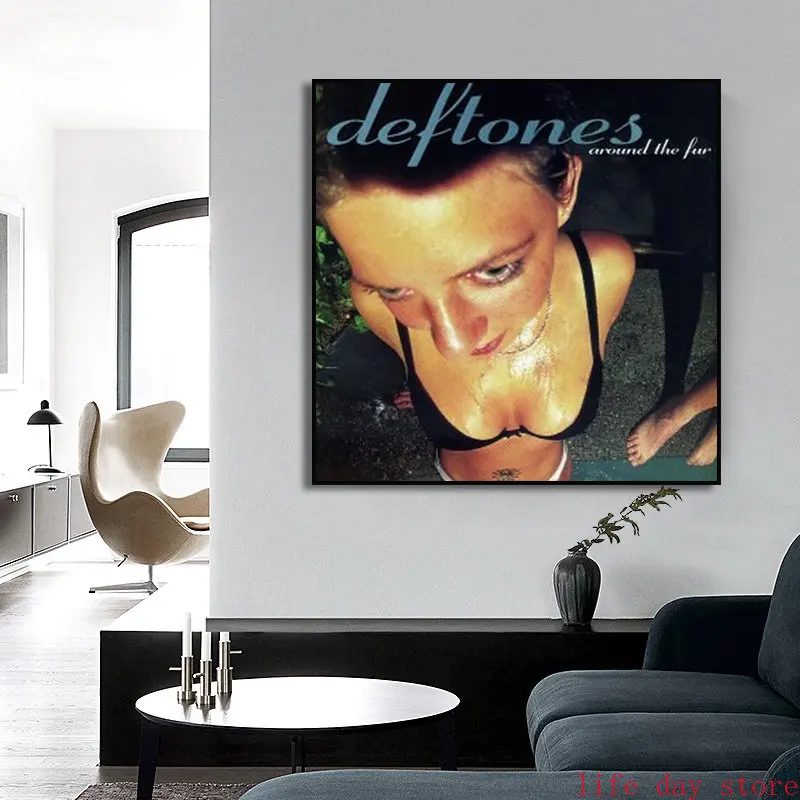 Deftones Singer Music Album Posters Canvas painting Pop Band Vintage Print Modern Family Living Room Wall Gift Aesthetic Decor