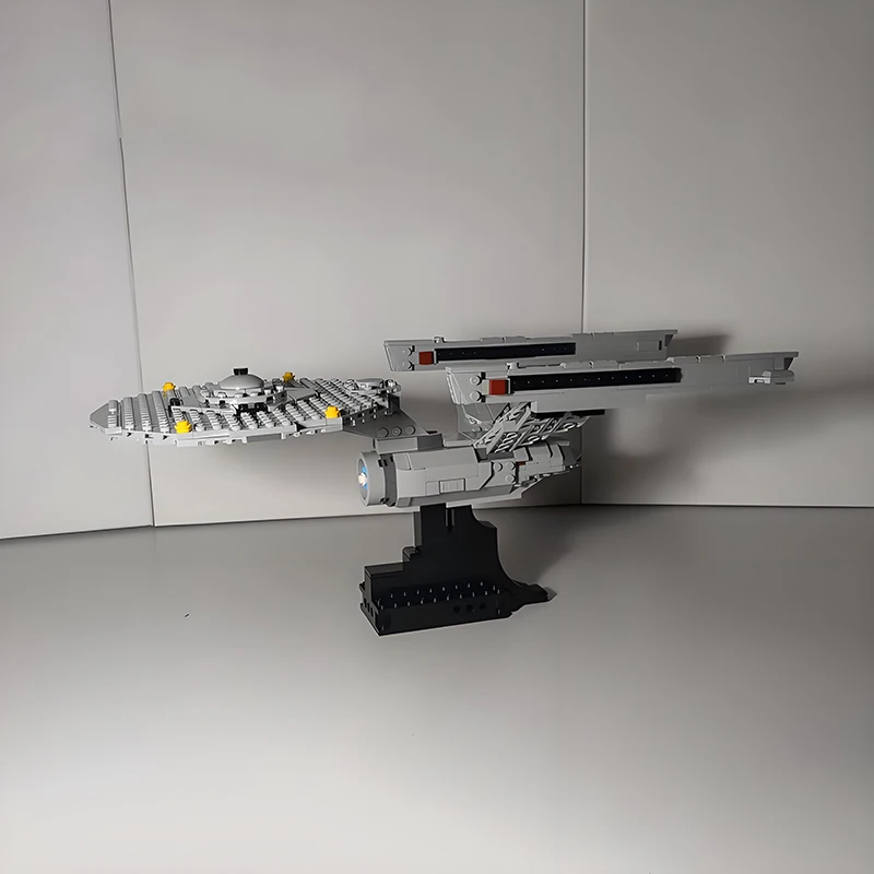 NIEUWE 535PCS MOC Grondwet Klasse Starship Enterprise Een Ruimte Trek Schip Bouwstenen Set DIY Bricks Collectie Speelgoed Geschenken
