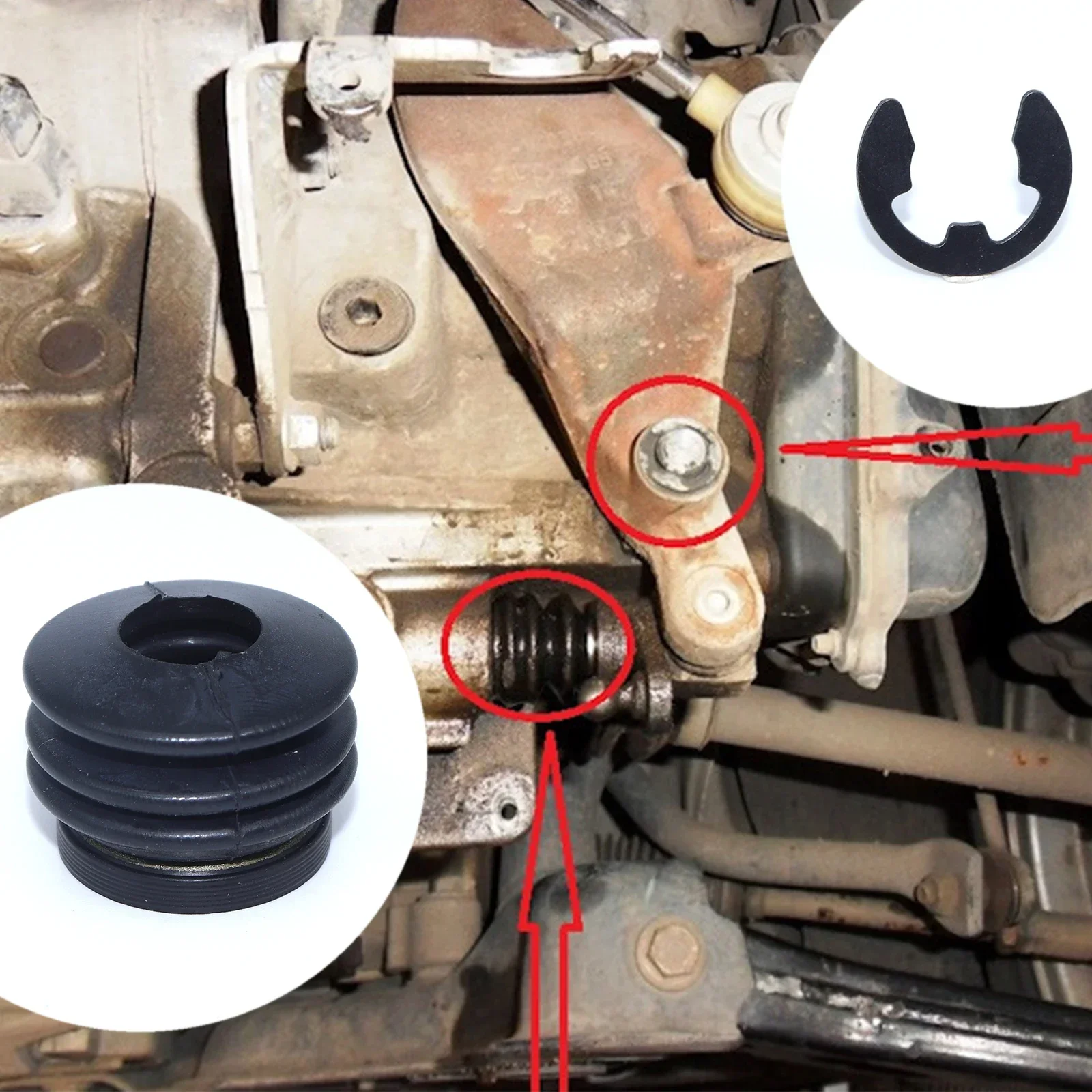 5 Speed Manual Trans Gearbox Selector Oil Seal 1321128 for Ford Fiesta Mk6 2001-2008 Gear Lever Gasket Ring Linkage Accessories