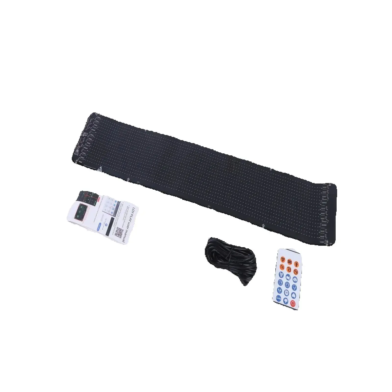 16x96 Flexible LED Pixel Screen USB Powered DIY Message Board for Car Truck Decoration