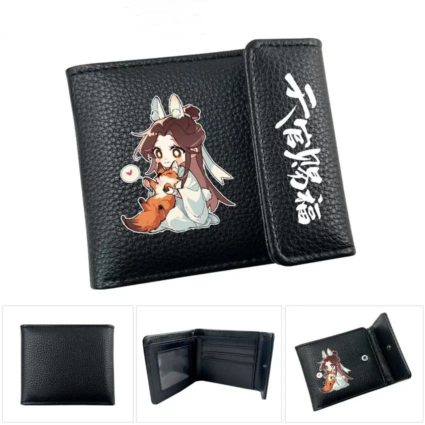

Кошелек с принтом аниме Tian Guan Ci Fu Hua Cheng Xie Lian Кошельки Heaven Official’s Blessing Кошелек для монет Модный чехол для женщин и мужчин