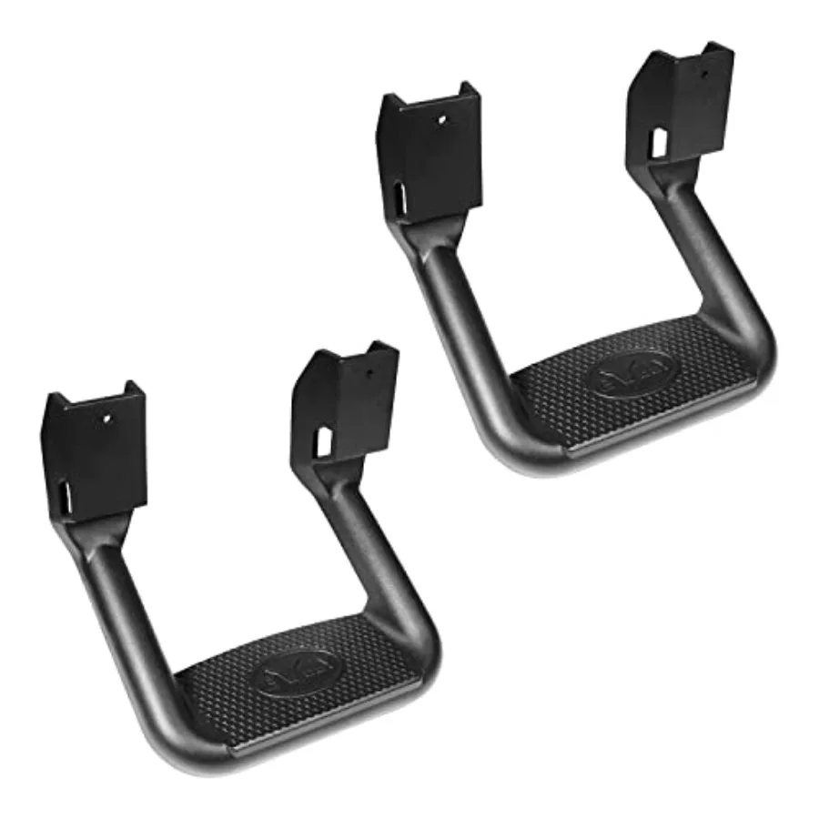 

BBS1103 Truck Black Powder Coated Side Step Set 2 Pieces 1 Pair with Mounting Brackets for Enhanced Vehicle Access and Durabili