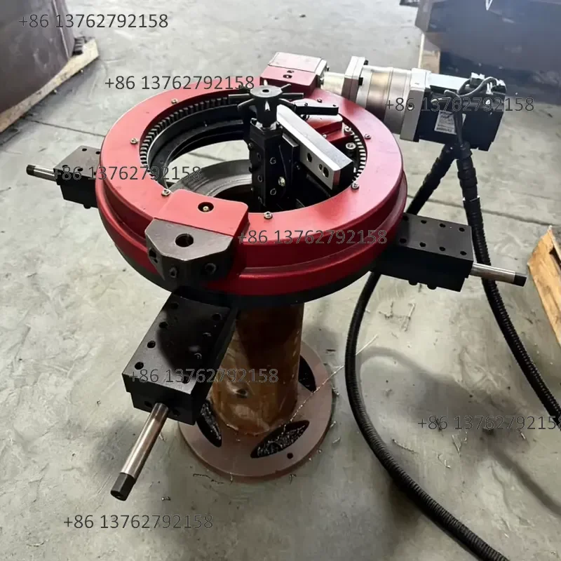 【2026】 SFN-300 High-speed Onsite Pipeline Processing External Mounted Flange Facing Chamfering Repairing Machine for