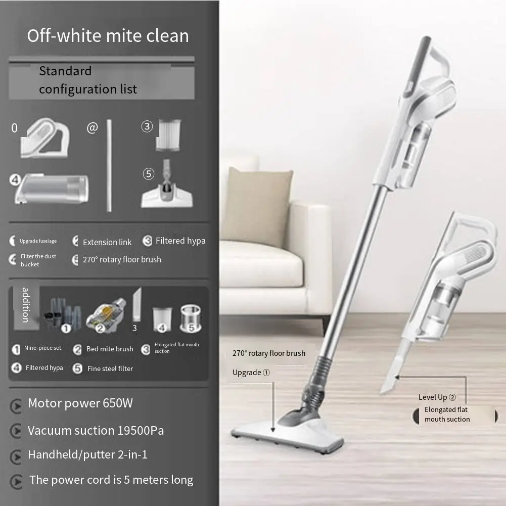 Vaccum Aspirateur Aspirador Aspirapolvere Handheld Portable Parts Floor Care Stick Vacuum Cleaner