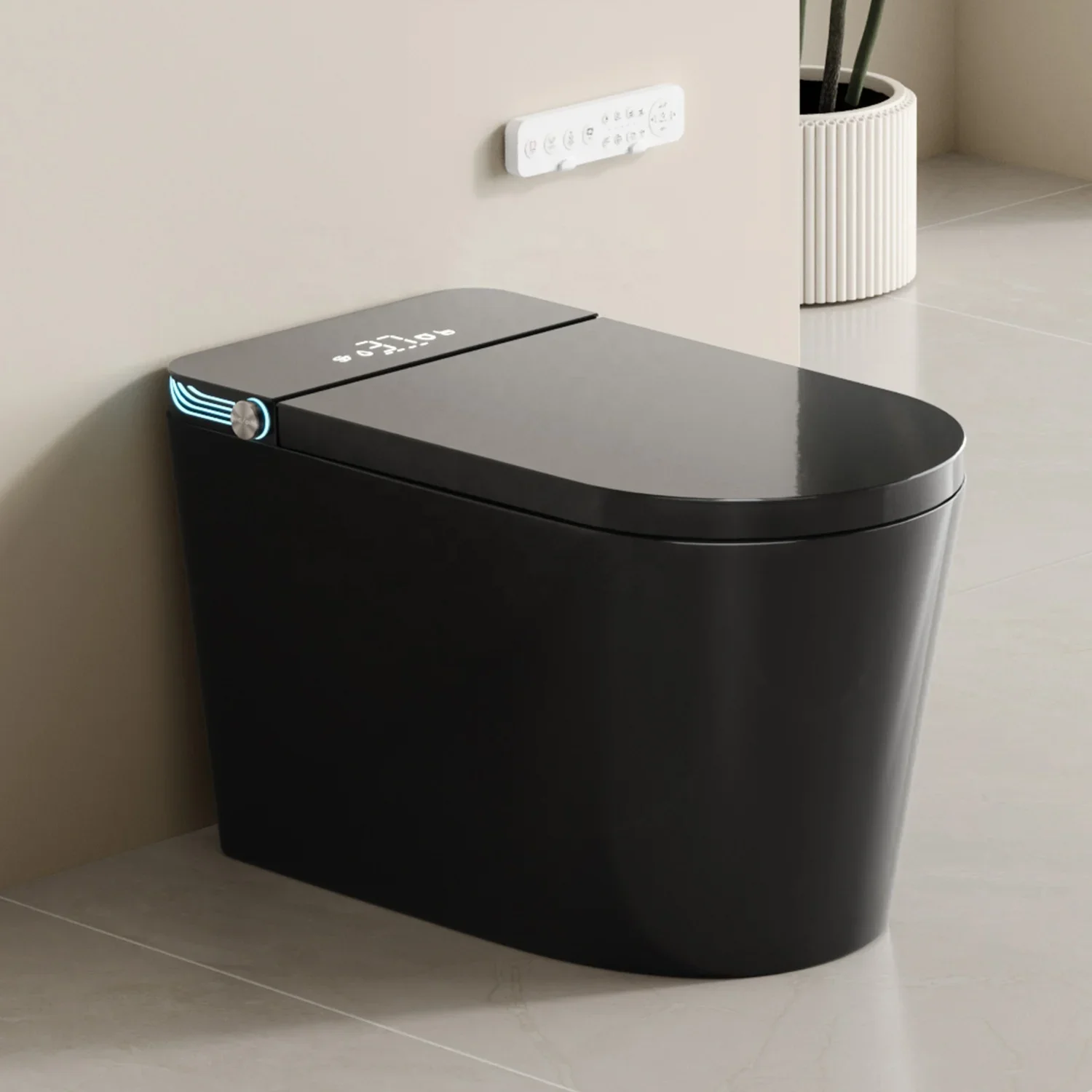 Glossy Black Wc Int…