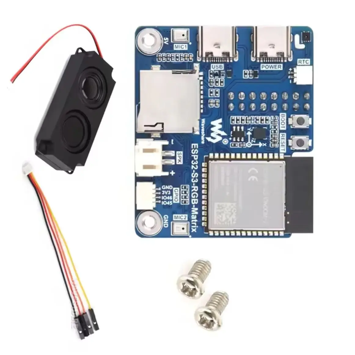 ESP32-S3 RGB Matrix Driver Board Supporting 2.4 GHz WiFi BLE 5 Dual-Mode 240MHz 32-Bit LX7