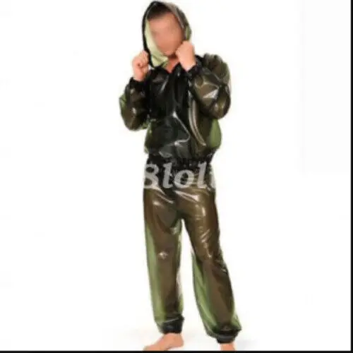 Latex Rubber Gummi Party Catsuit Anzug Overall Kostüm Masquerade Christmas