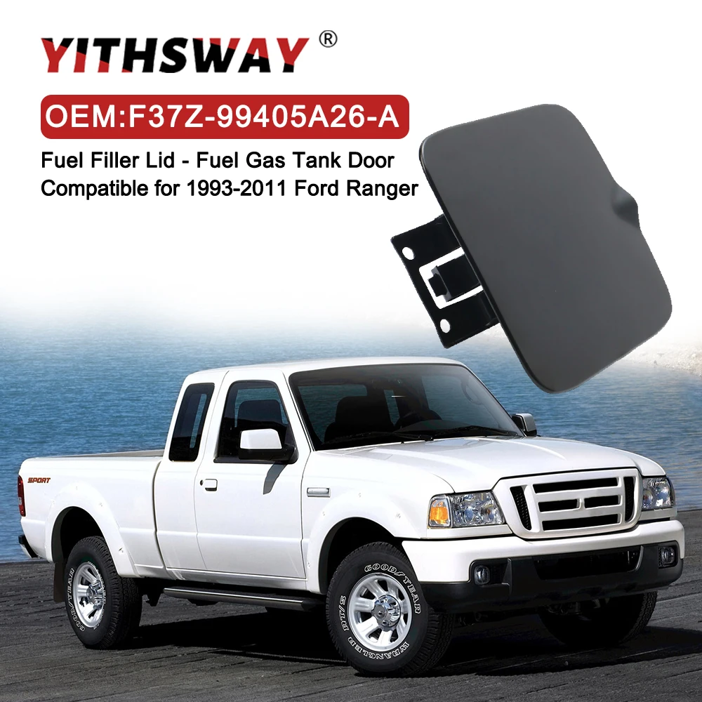 Tapas de tapa de llenado de tapa de puerta de tanque de combustible para Ford Ranger 1993-2011 tapa de puerta de llenado de combustible F37Z99405A26A F37Z-99405A26-A