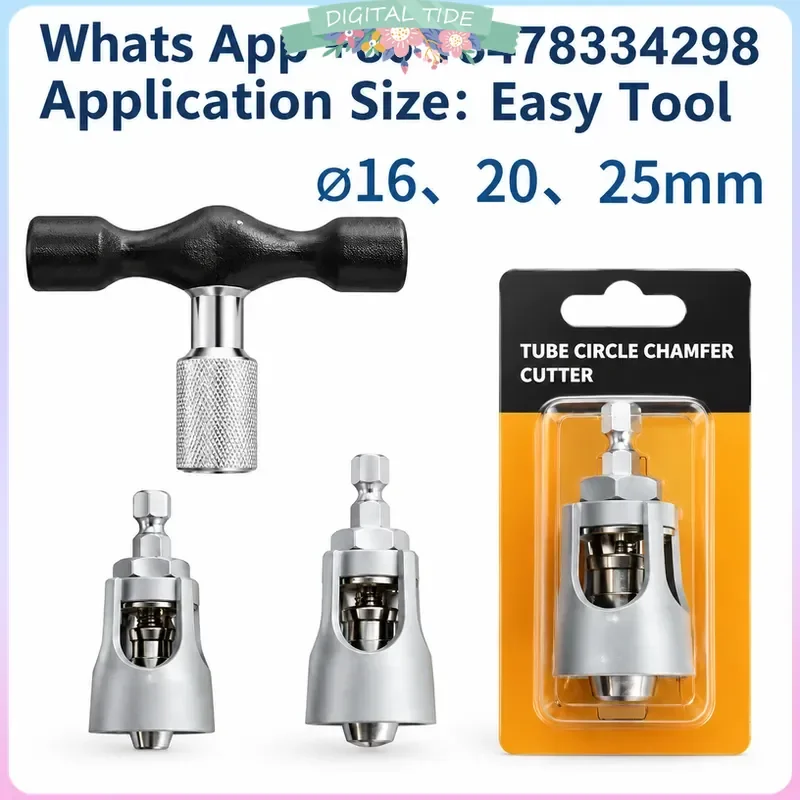 New Round Chamfering Tool Internal External Reamer Flared Pipe Expander with Blade