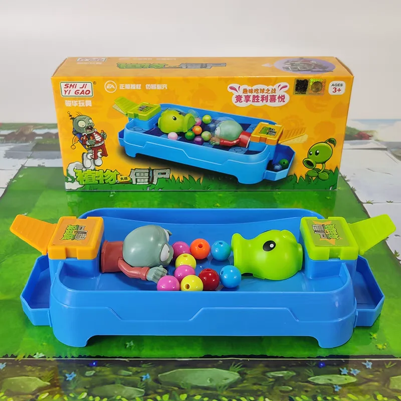 New Plants Vs Zombies Competitive Battle Series Pac-Man Battle Board Zombie Game Character Ornaments Interactive Games Kids Gift