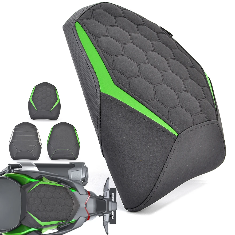 

Rear Passenger Solo Seat Cowl Cover Pillion For Kawasaki Ninja H2 SX 2022-2025 Leather Saddle Cushion Pad 2024 2023