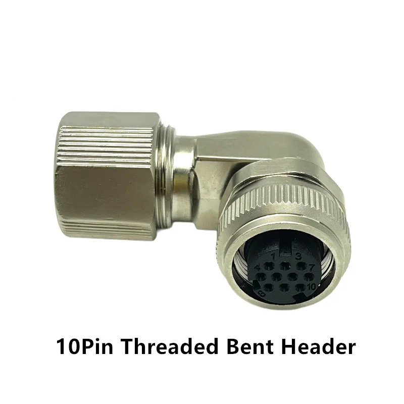 Threaded CM10-SP10S CM10-SP2S Encoder Plug Connector 10 Pin 2Pin for Servo Motor MR-BKCNS1 DDK CM10-AP10S CM10-AP2S CM10-R10P 6