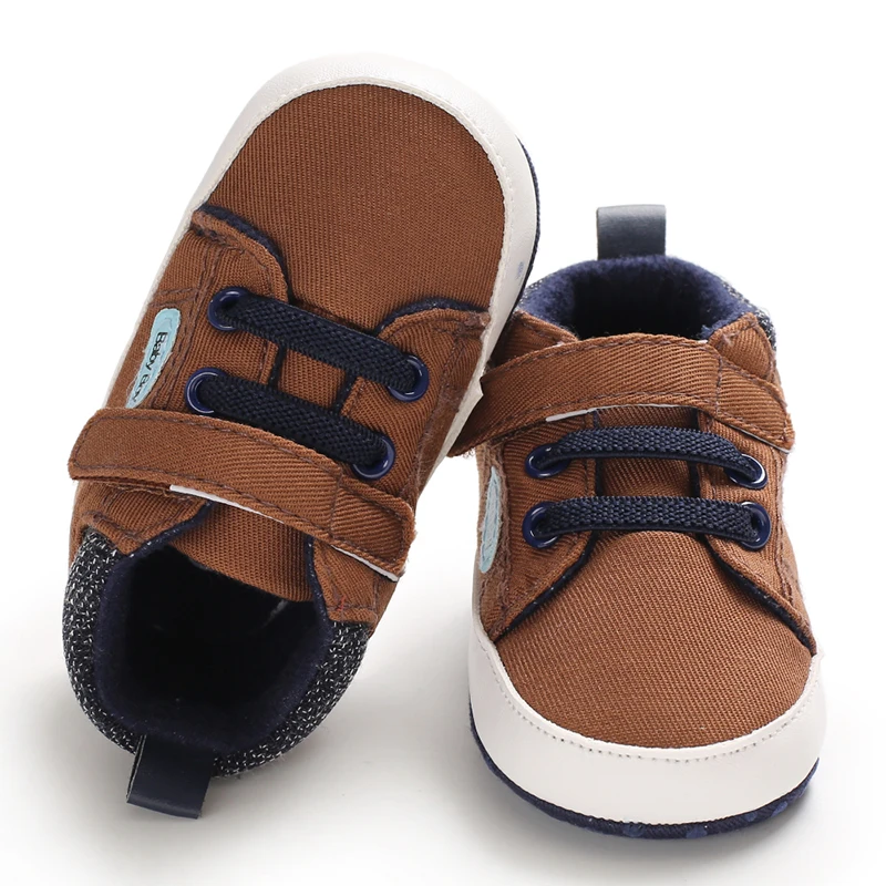 Brown Baby Shoes Breathable And Non Slip 0-18 Baby Walking Shoes Lightweight And Soft Soled Baby Outdoor Sports Shoes