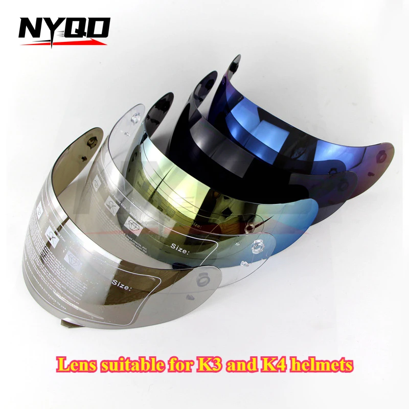 

Линзы для мотоциклетного шлема, подходящие для линз для шлема K3k4, ветрозащитные, легкие, защитные, усиленные для ПК, Capacete De Moto