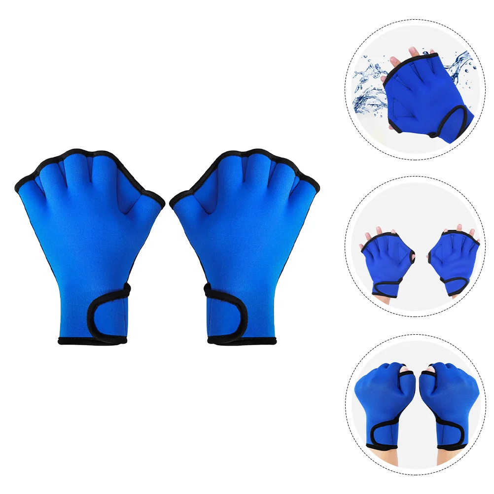 

Water Proof Gloves Swimming Mitten Pool Mitts Aldult for Training Mittens Fitness