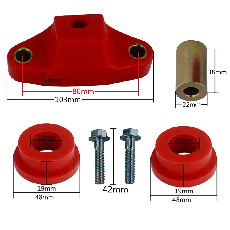 Front & Rear Shifter Stabilizer Bushing Kit 6Speed For Subaru Impreza WRX BRZ Forester Legacy,Toyota FR-S GT86