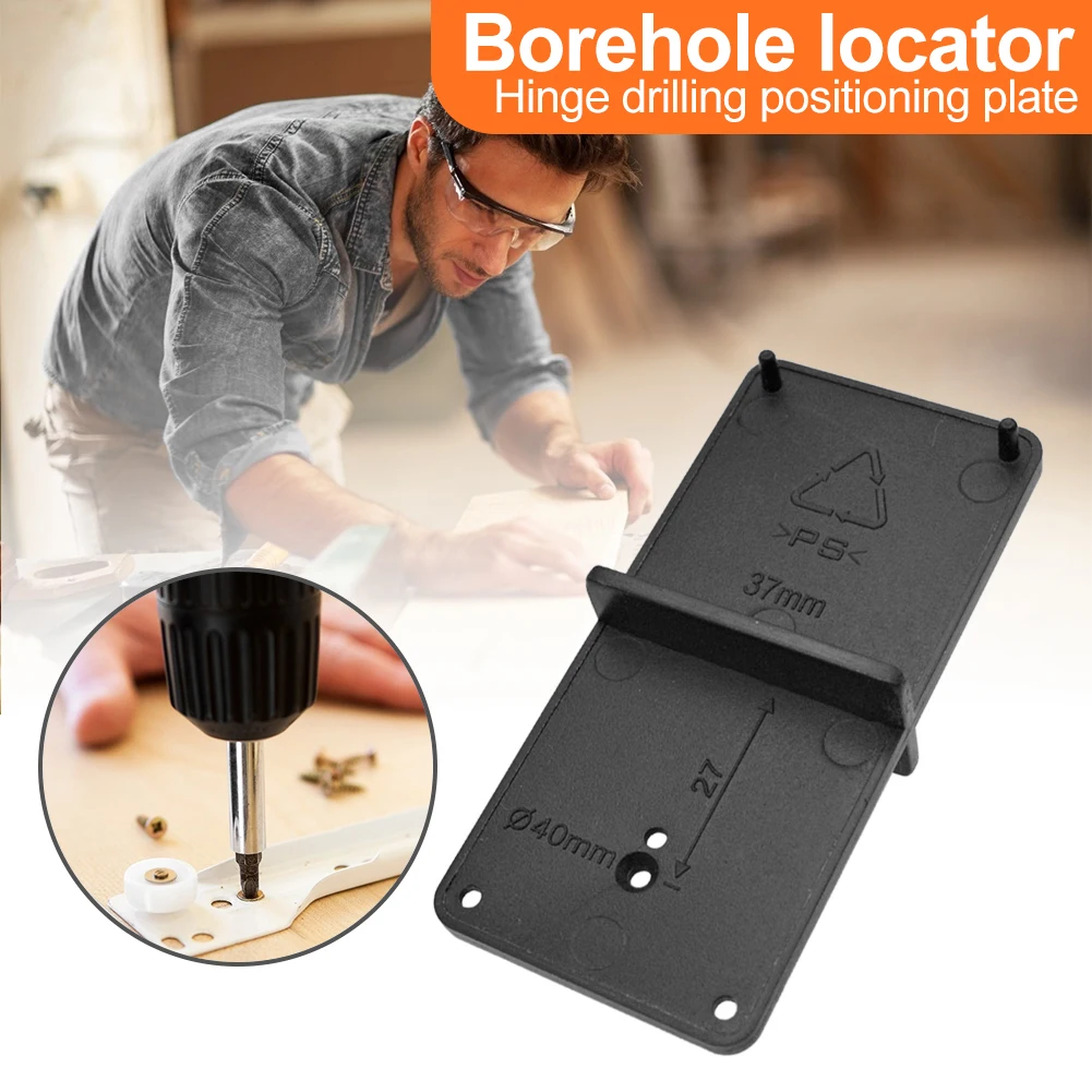 Punch Locator Hinge Drill Practical Hole Punching Tool for Cabinet Door Hole Drilling Opener Woodworking Accessories