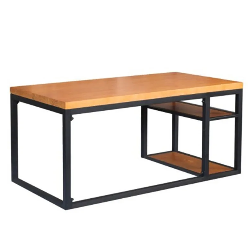 Brown Household Office Desk Upgrade Small Cheap Storage Tray Computer Desks Gaming Study Wooden Escritorio Oficina Furniture