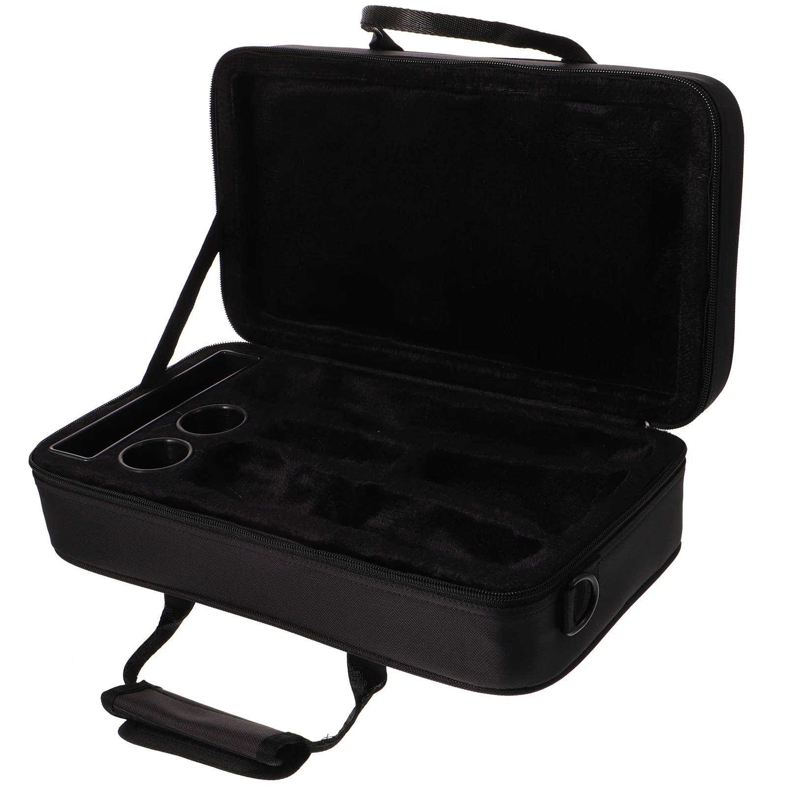 

Clarinet Bag Case Storage Pouch Backpack Black Pu Square Portable Music Instrument Accessories Oxford Fabric Smooth Zipper