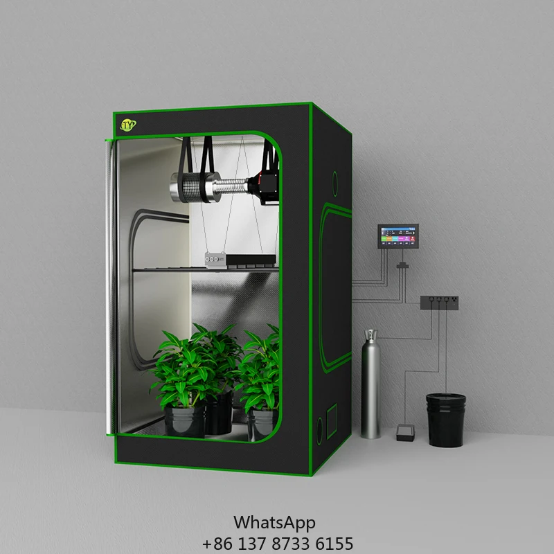 

Modern Home Greenhouse Hydroponic Grow Light Controller With Sunrise/Sunset Dimming Touch Screen Smart Control System