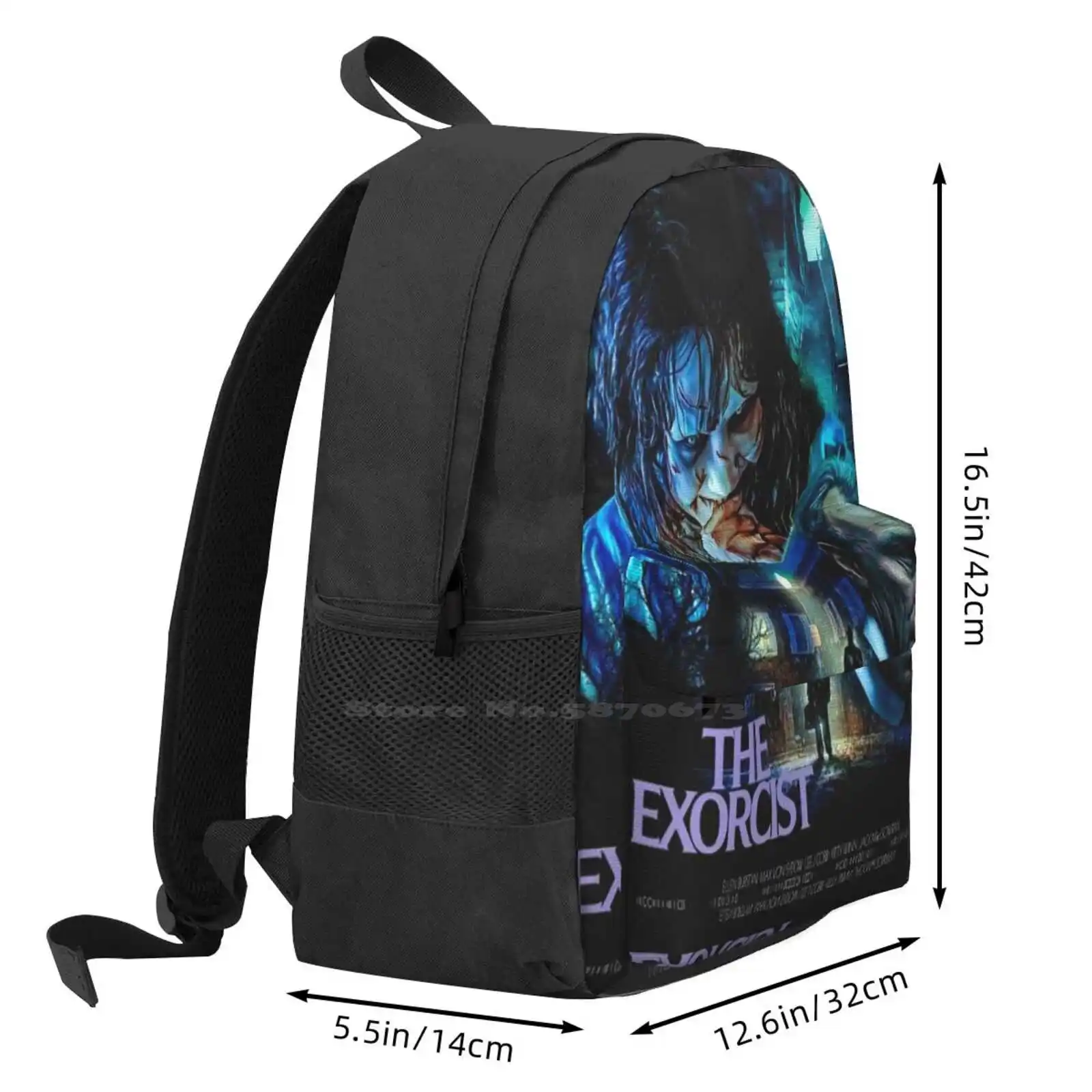 Horror klassischen Film Geschenke Tasche Rucksack für Männer Frauen Mädchen Teenager Linda Blair der Exorzist 1973