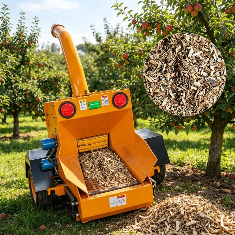 User-Friendly Disassembly Wood Shredder with Video Manual for DIY Repair for Small Farm