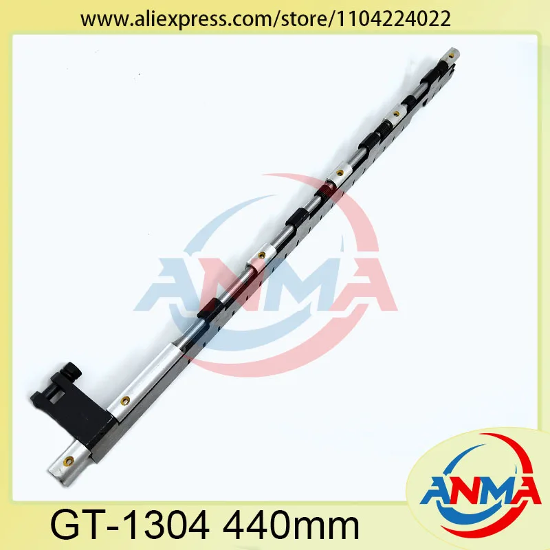 2 Pieces GT-1304 Heidelberg Gripper Bar Windmill 13*18 T-Platen Press Offset Printing Machine Parts Length 440mm