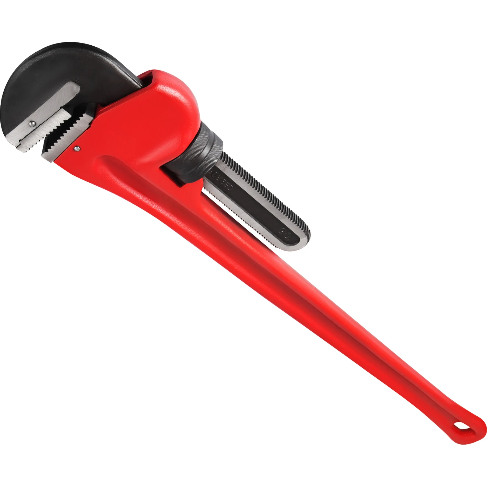 VEVOR Industrial Grade Offset Pipe Wrench 60Inch Heavy Duty Construction Plumber Repair Tool Large Open Spanner Pliers