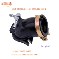 Collettore di aspirazione carburatore Jiont per Linhai 260 300 260cc 300cc LH260 LH300 ATV Quad 23201B