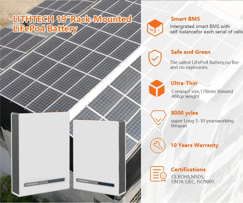 5kWh 10kWh 15kWh Storage System Solar 51.2v Home Inverter Lithium ion Battery 48v 100ah 200ah 300ah Lifepo4 Battery Power Wall