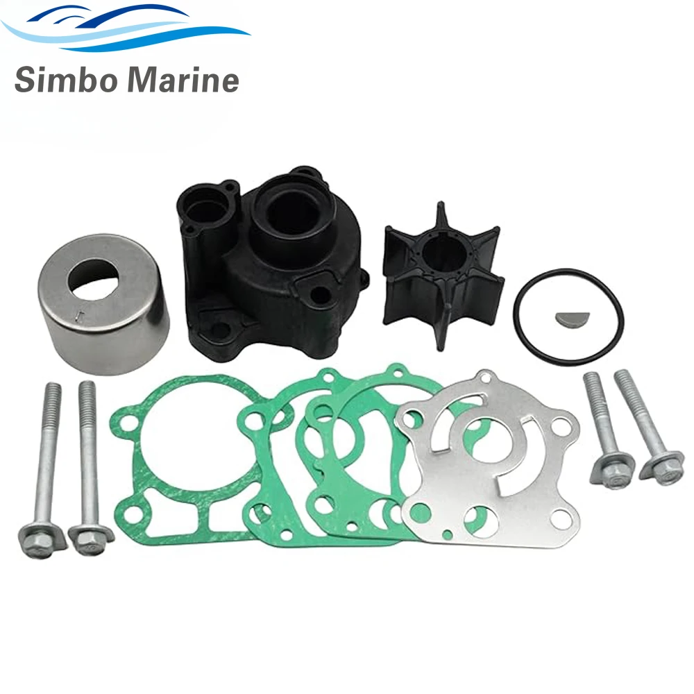 Water Pump Repair Kit with housing For Yamaha 4-Stroke 75 80 90 100HP Outboard Motor 67F-W0078 67F-W0078-00-00 18-3409