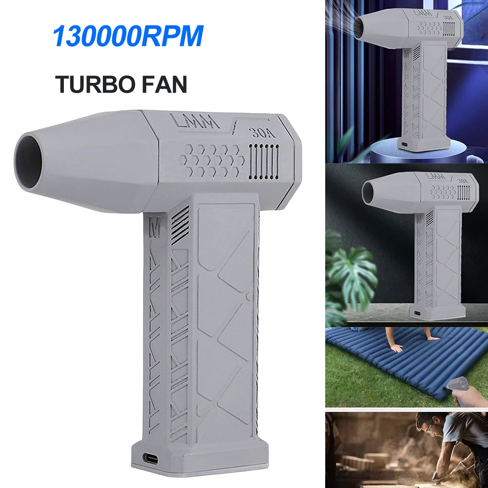 

Powerful Blower 130000RPM Mini Turbo Jet Fan Turbo Violent Fan 52+M/S High Speed Duct Fan Brushless Motor for PC Keyboard Camera