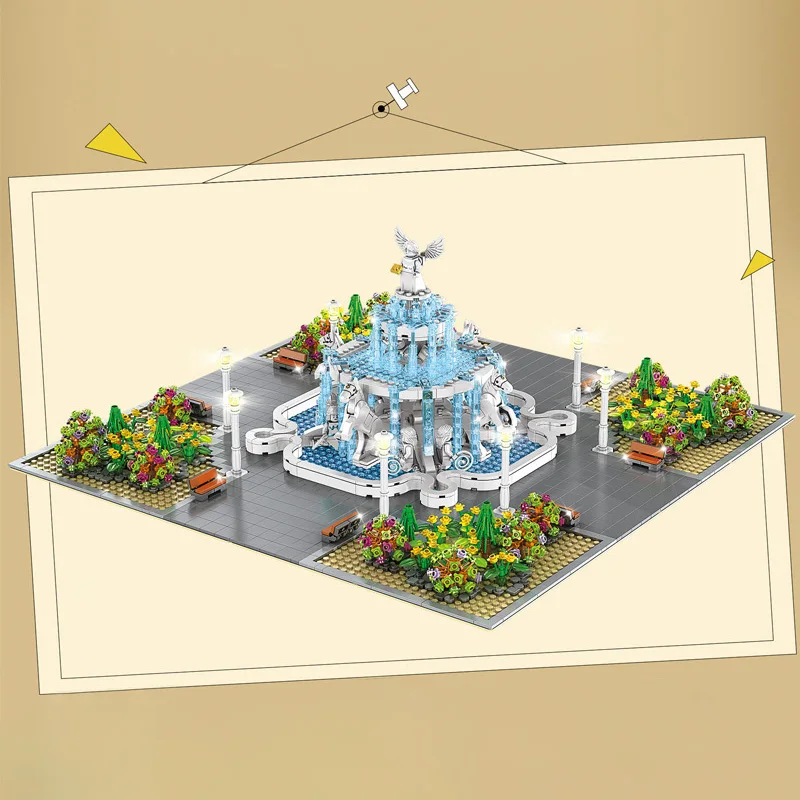 Angel Square, static model, challenging assembly model, puzzle toy, decorative item, birthday gift