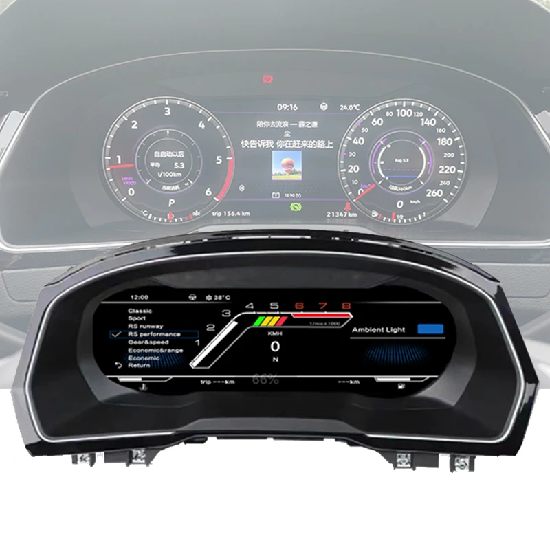 

Latest Original Car Full LCD Screen Digital Cluster Virtual Cockpit Speed Smart Meter Dash for VW Passat B8 CC Arteon Variant