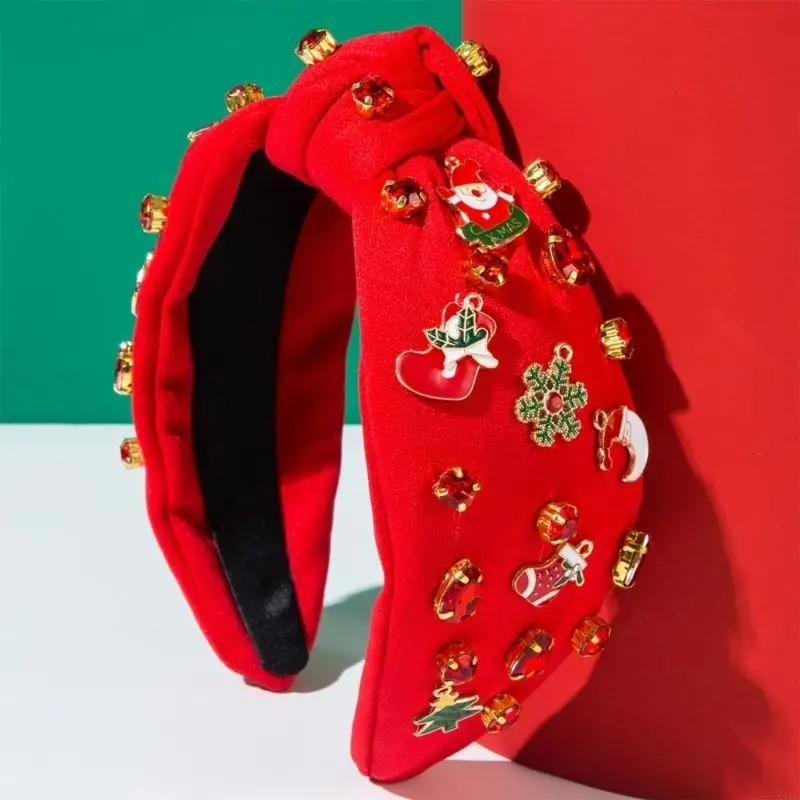 X4YC คริสต์มาสปาร์ตี้อุปกรณ์ประกอบฉากอัญมณีห่วงคอสเพลย์ชุดคอสเพลย์ปีใหม่เวทีคริสต์มาสคริสต์มาส