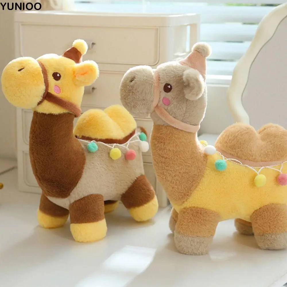 PP 코튼 모조 낙타 봉제 인형 사막 동물 부드러운 봉제 인형 낙타 인형