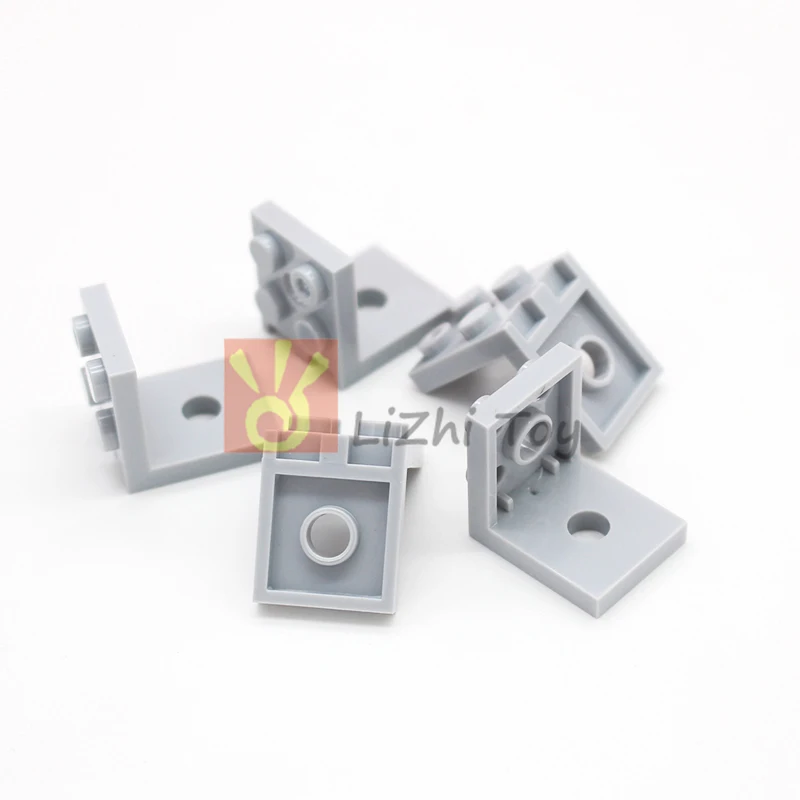 MOC Brick Parts 3956 99207 Display Shelf Bracket Inverted 2x2 with 2 Holes for Figure Classic Piece Building Block Toy Accessory